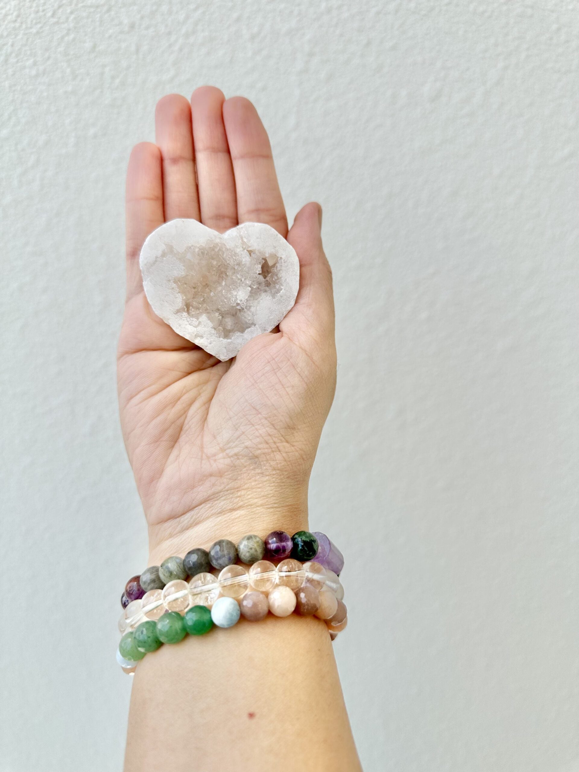 Clear Quartz Heart