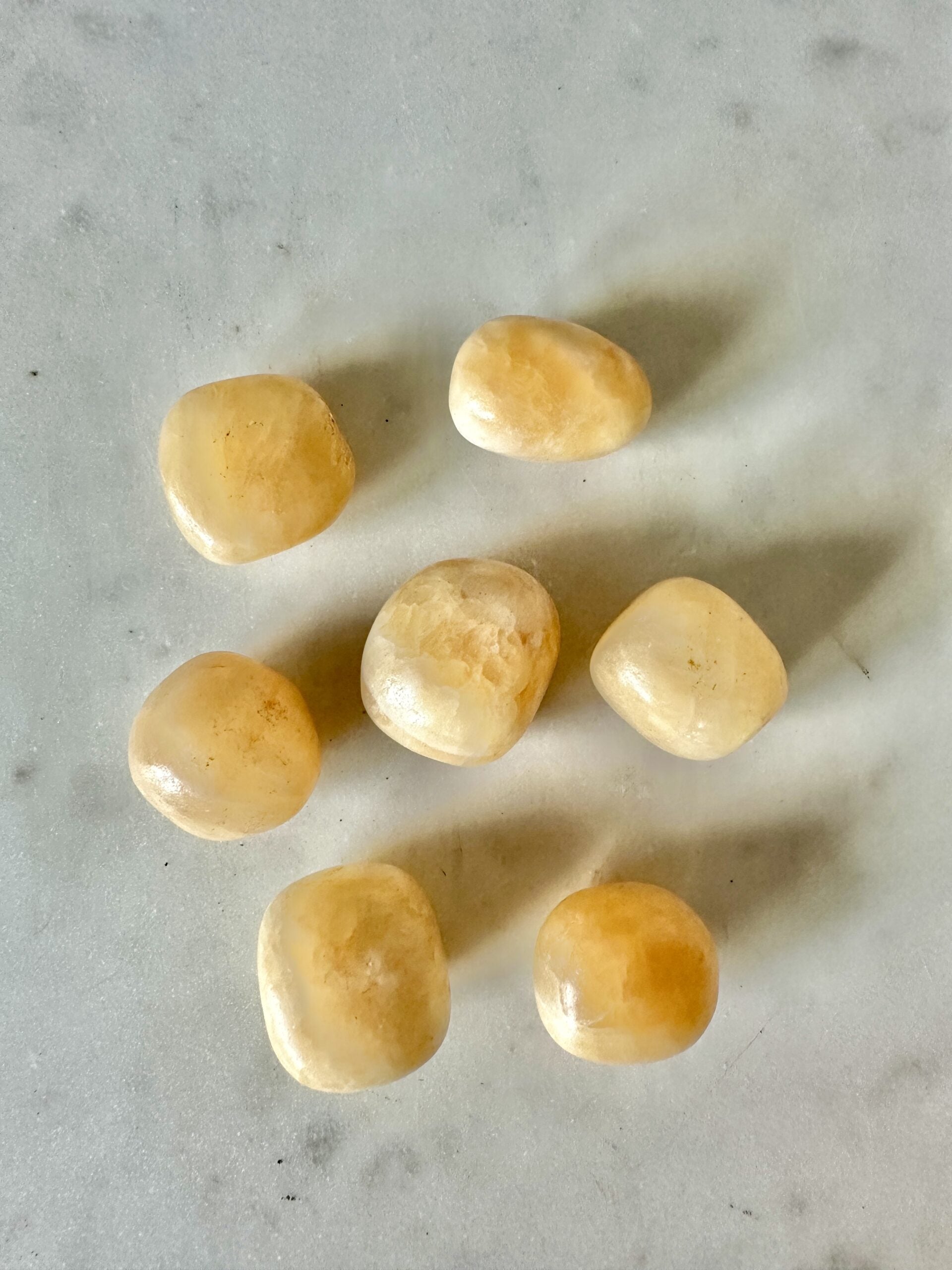 Tumble : Yellow Calcite