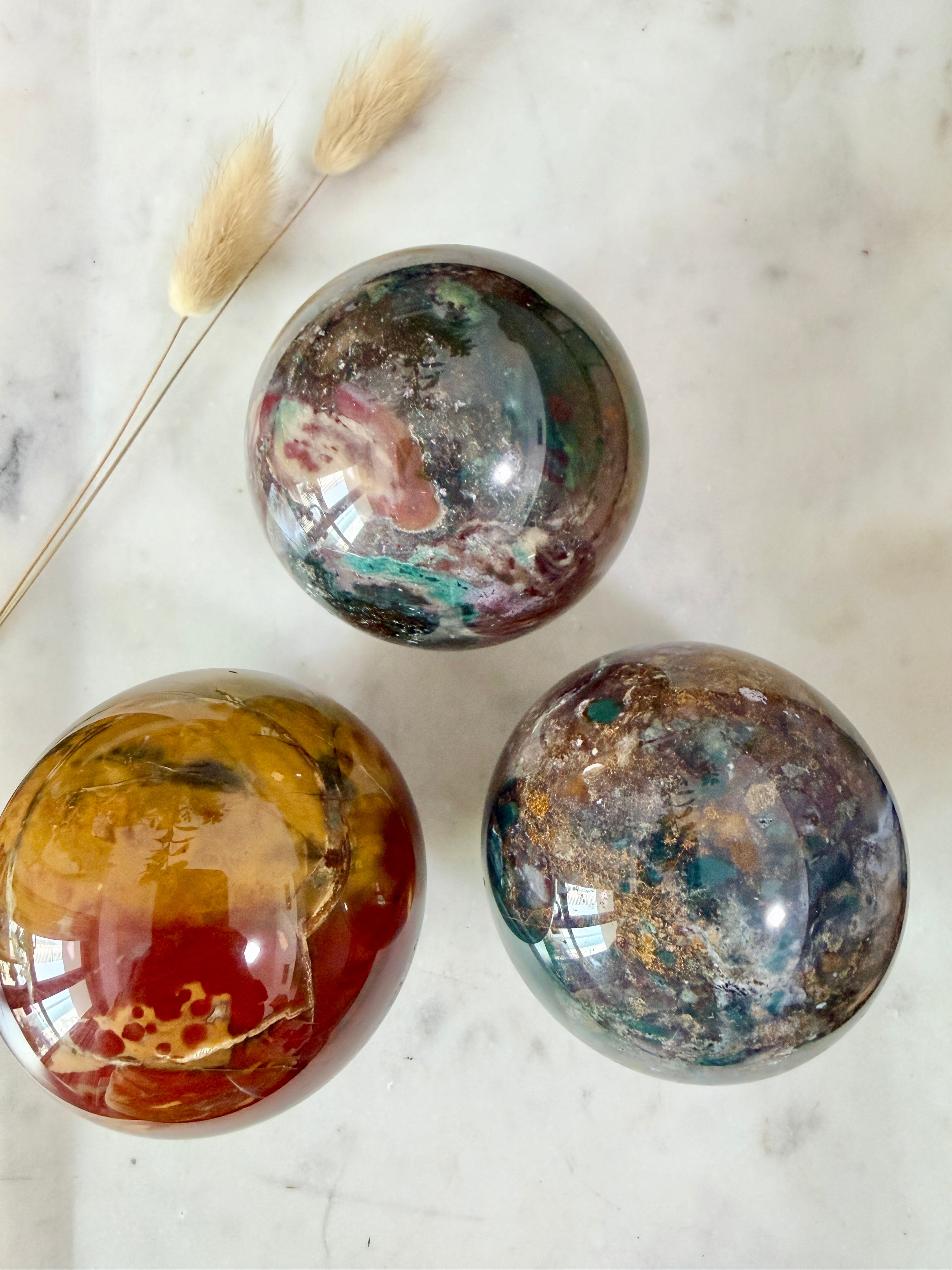 Ocean Jasper Sphere