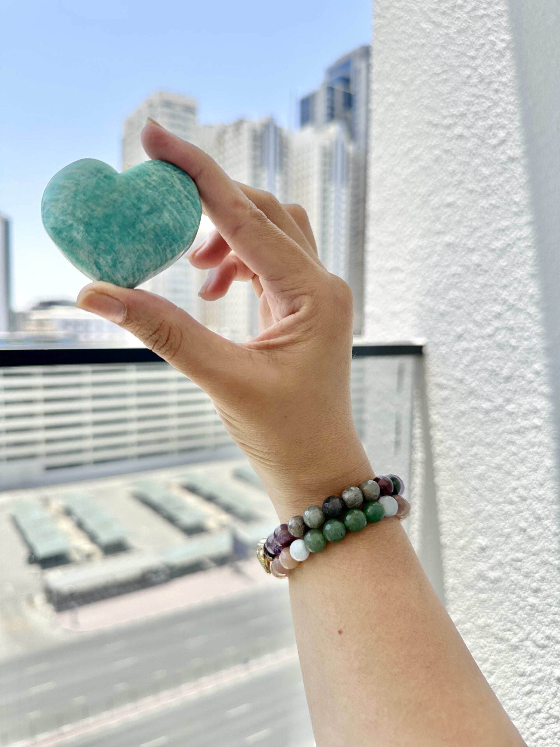 Amazonite Heart